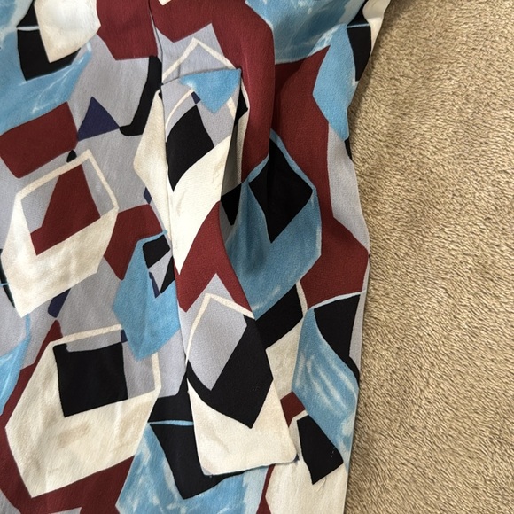 NWT Diane Von Furstenberg Carpreena Geometric Patterned Mini Dress - Picture 5 of 11